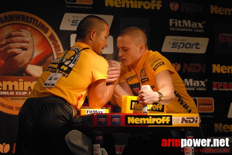 Nemiroff World Cup 2007 - Day 2 # Siłowanie na ręce # Armwrestling # Armpower.net