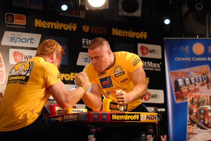 Nemiroff World Cup 2007 - Day 2 # Siłowanie na ręce # Armwrestling # Armpower.net