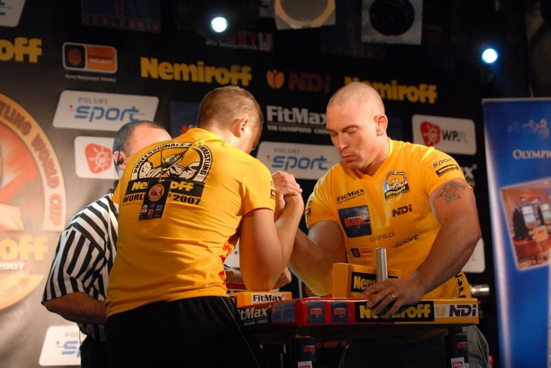 Nemiroff World Cup 2007 - Day 2 # Siłowanie na ręce # Armwrestling # Armpower.net