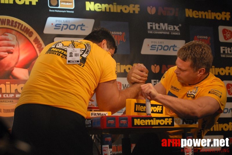 Nemiroff World Cup 2007 - Day 2 # Siłowanie na ręce # Armwrestling # Armpower.net