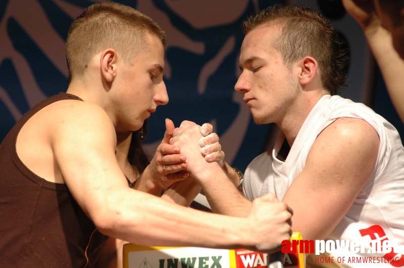 Mistrzostwa Polski 2008 - Lewa ręka # Siłowanie na ręce # Armwrestling # Armpower.net