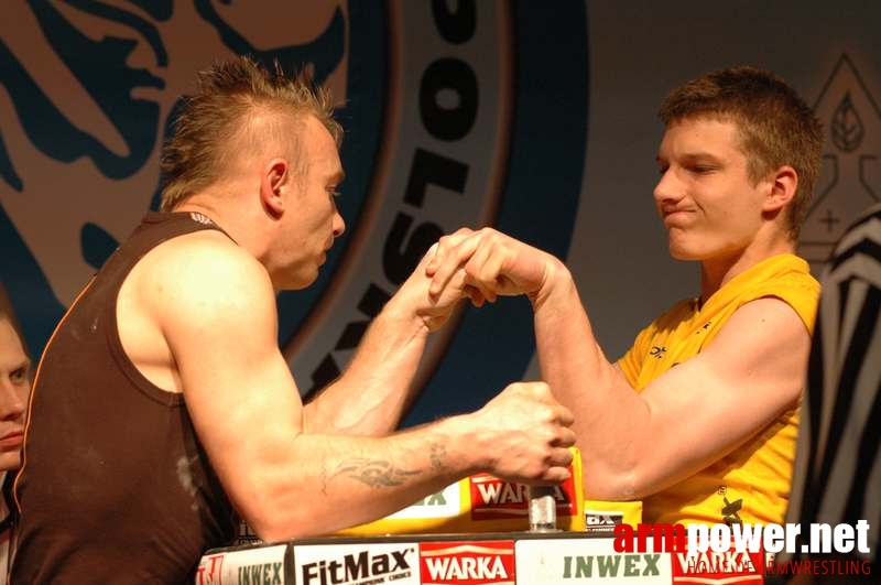 Mistrzostwa Polski 2008 - Lewa ręka # Siłowanie na ręce # Armwrestling # Armpower.net