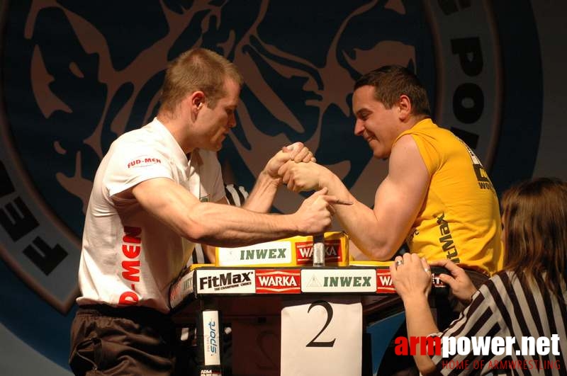 Mistrzostwa Polski 2008 - Lewa ręka # Siłowanie na ręce # Armwrestling # Armpower.net