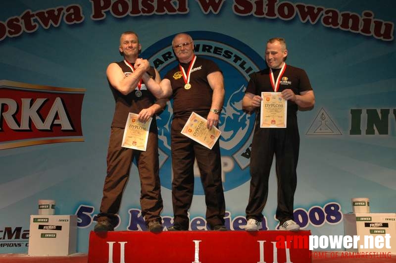 Mistrzostwa Polski 2008 - Lewa ręka # Siłowanie na ręce # Armwrestling # Armpower.net