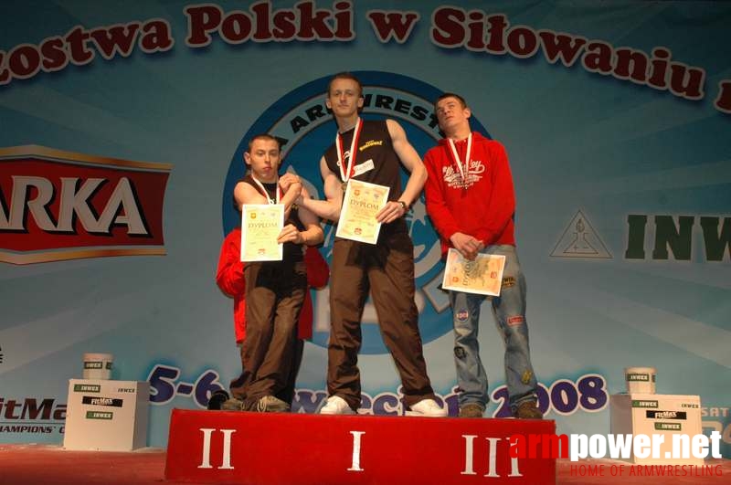 Mistrzostwa Polski 2008 - Lewa ręka # Armwrestling # Armpower.net