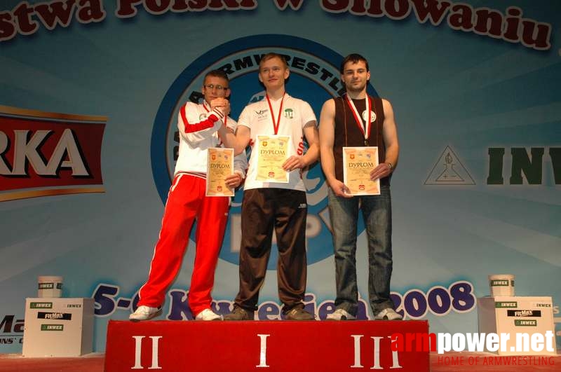 Mistrzostwa Polski 2008 - Lewa ręka # Armwrestling # Armpower.net