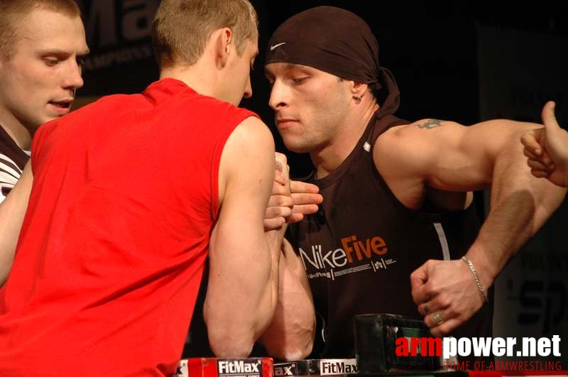 Mistrzostwa Polski 2008 - Prawa ręka # Siłowanie na ręce # Armwrestling # Armpower.net