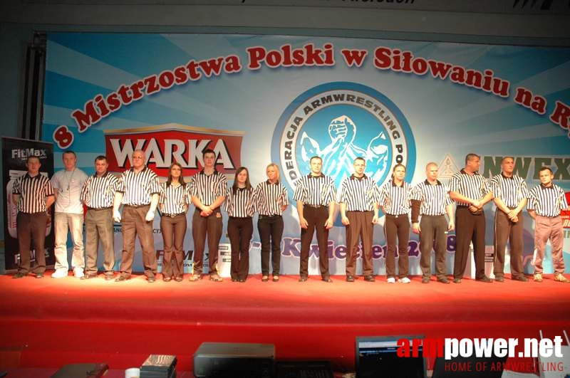 Mistrzostwa Polski 2008 - Prawa ręka # Siłowanie na ręce # Armwrestling # Armpower.net