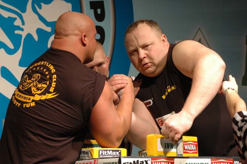 Mistrzostwa Polski 2008 - Prawa ręka # Armwrestling # Armpower.net