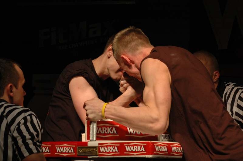 Mistrzostwa Polski 2008 - Prawa ręka # Armwrestling # Armpower.net