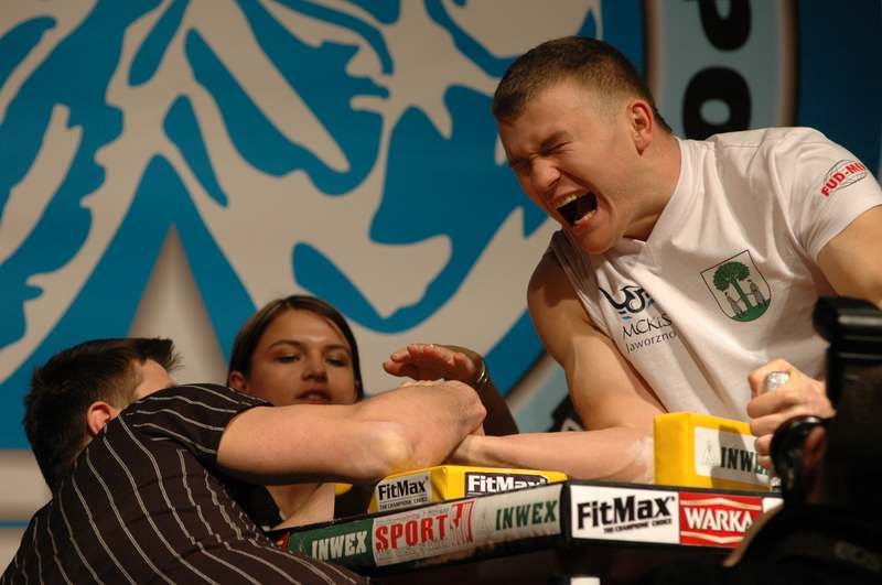 Mistrzostwa Polski 2008 - Prawa ręka # Armwrestling # Armpower.net