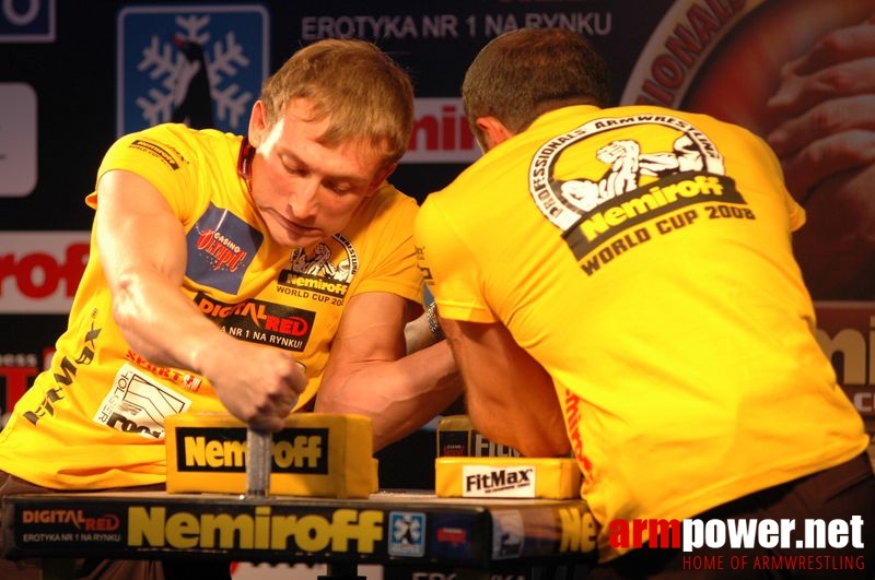 Nemiroff 2008 - Day 1 - Left hand # Siłowanie na ręce # Armwrestling # Armpower.net