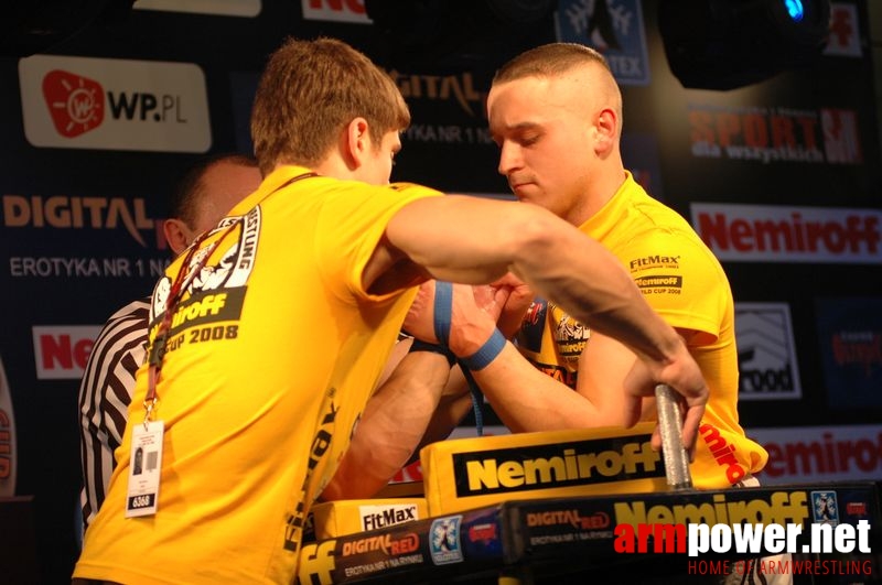 Nemiroff 2008 - Day 1 - Left hand # Siłowanie na ręce # Armwrestling # Armpower.net