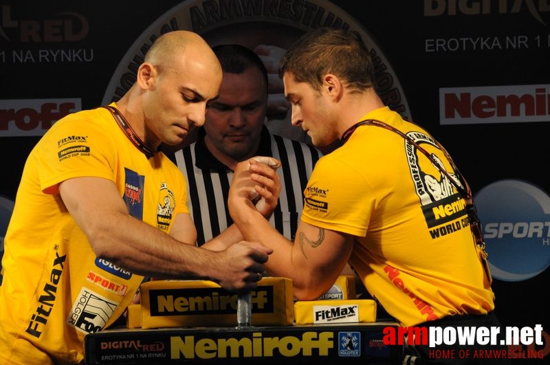 Nemiroff 2008 - Day 1 - Left hand # Siłowanie na ręce # Armwrestling # Armpower.net