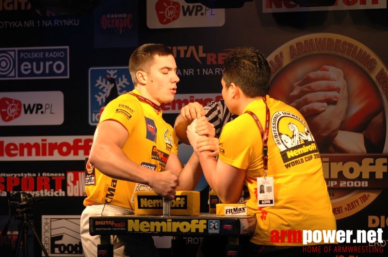 Nemiroff 2008 - Day 1 - Left hand # Armwrestling # Armpower.net