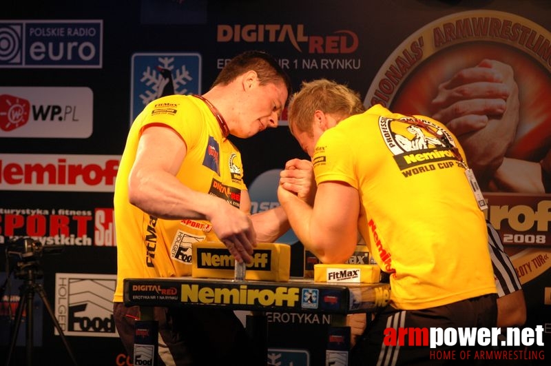 Nemiroff 2008 - Day 1 - Left hand # Armwrestling # Armpower.net