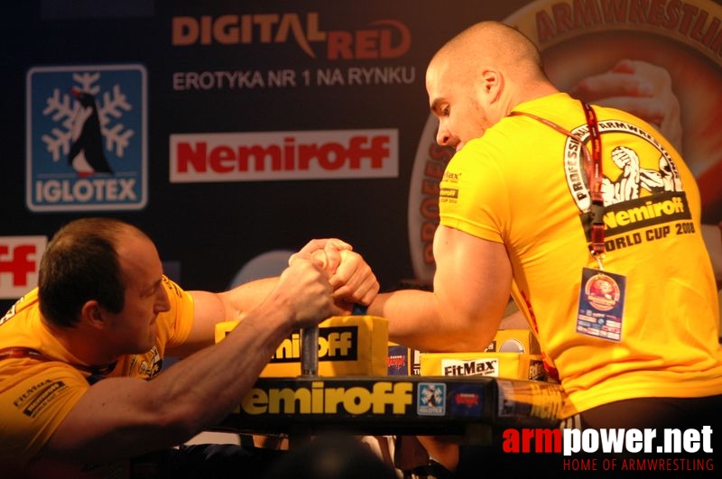 Nemiroff 2008 - Day 1 - Left hand # Siłowanie na ręce # Armwrestling # Armpower.net