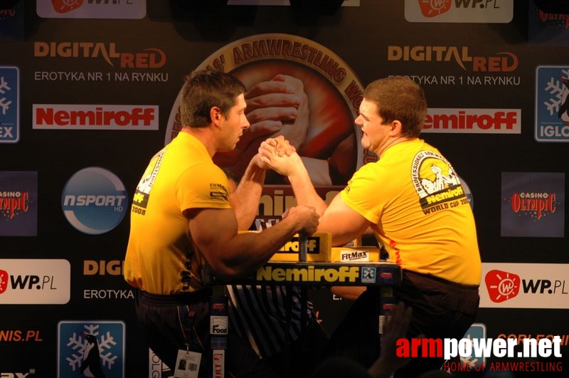 Nemiroff 2008 - Day 1 - Left hand # Siłowanie na ręce # Armwrestling # Armpower.net