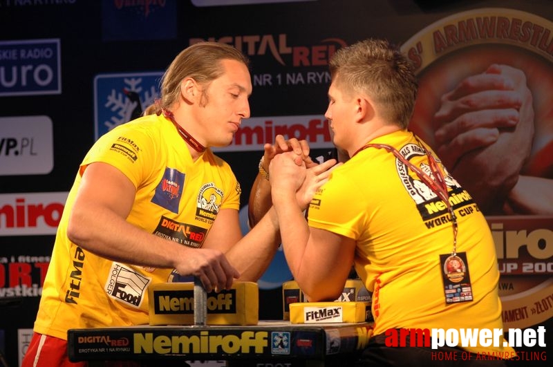 Nemiroff 2008 - Day 1 - Left hand # Siłowanie na ręce # Armwrestling # Armpower.net