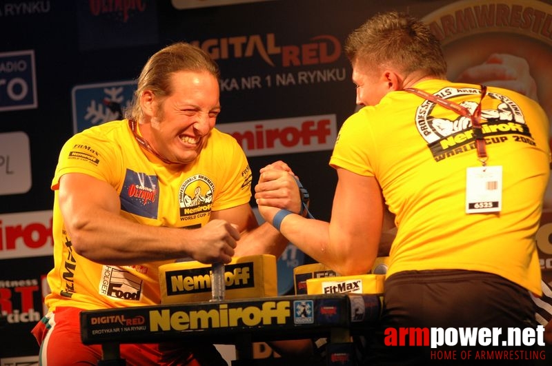 Nemiroff 2008 - Day 1 - Left hand # Armwrestling # Armpower.net