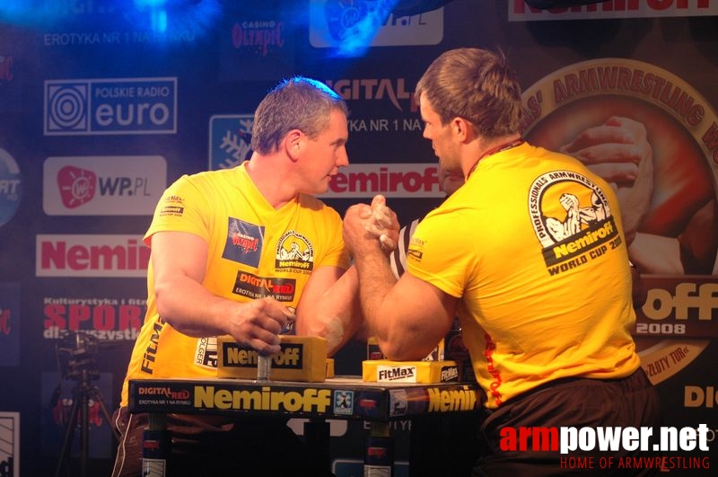 Nemiroff 2008 - Day 1 - Left hand # Armwrestling # Armpower.net