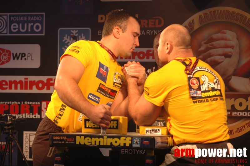 Nemiroff 2008 - Day 1 - Left hand # Siłowanie na ręce # Armwrestling # Armpower.net