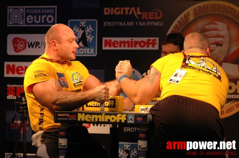 Nemiroff 2008 - Day 1 - Left hand # Armwrestling # Armpower.net