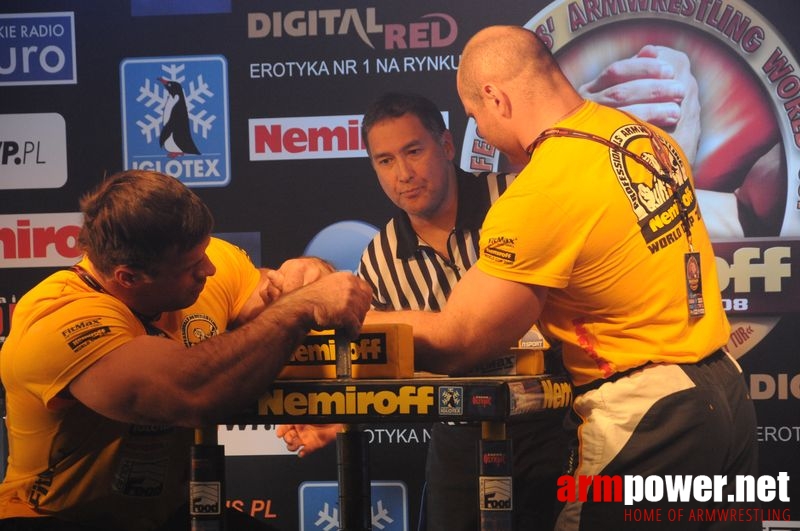 Nemiroff 2008 - Day 1 - Left hand # Armwrestling # Armpower.net