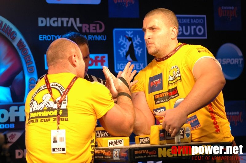 Nemiroff 2008 - Day 2 - Right hand # Siłowanie na ręce # Armwrestling # Armpower.net