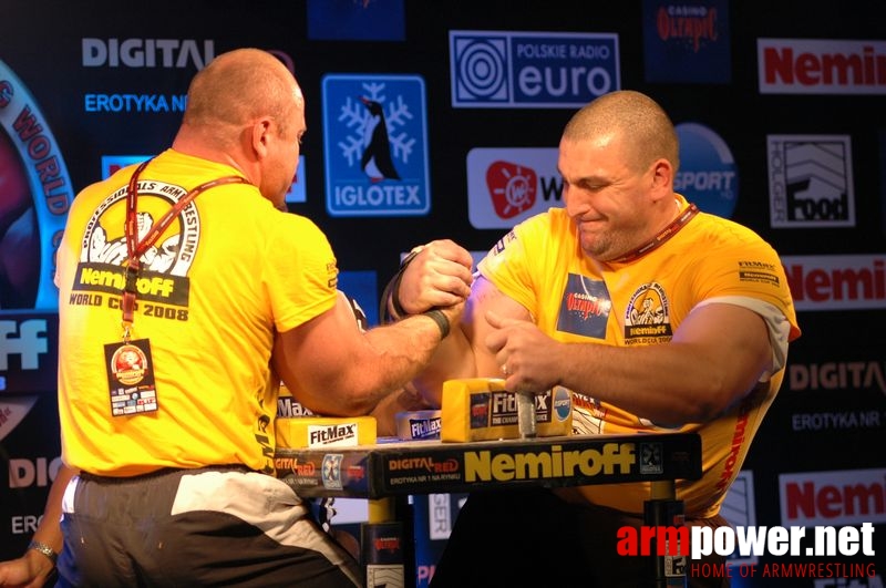 Nemiroff 2008 - Day 2 - Right hand # Siłowanie na ręce # Armwrestling # Armpower.net