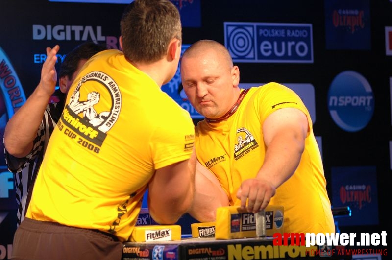 Nemiroff 2008 - Day 2 - Right hand # Siłowanie na ręce # Armwrestling # Armpower.net