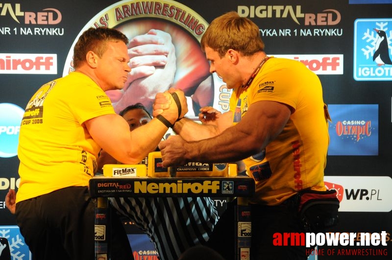 Nemiroff 2008 - Day 2 - Right hand # Siłowanie na ręce # Armwrestling # Armpower.net