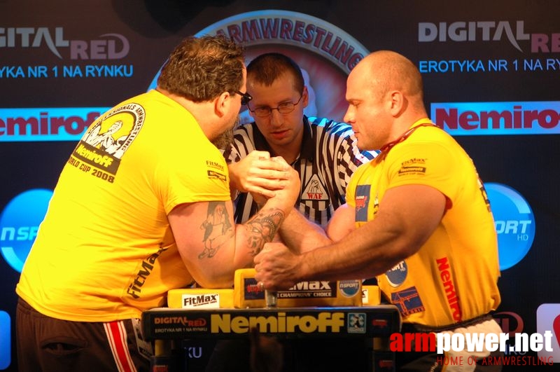 Nemiroff 2008 - Day 2 - Right hand # Siłowanie na ręce # Armwrestling # Armpower.net