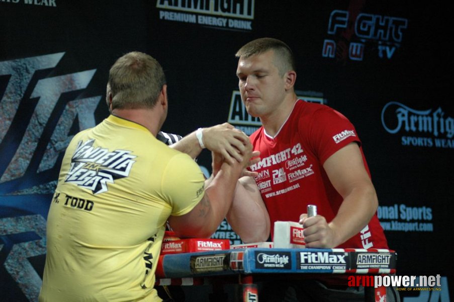 Armfight #42 - Vendetta in Vegas # Siłowanie na ręce # Armwrestling # Armpower.net