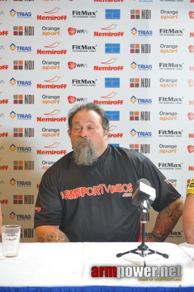 Nemiroff 2012 - Press Conference # Siłowanie na ręce # Armwrestling # Armpower.net