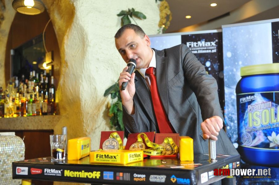 Nemiroff 2012 - Press Conference # Siłowanie na ręce # Armwrestling # Armpower.net