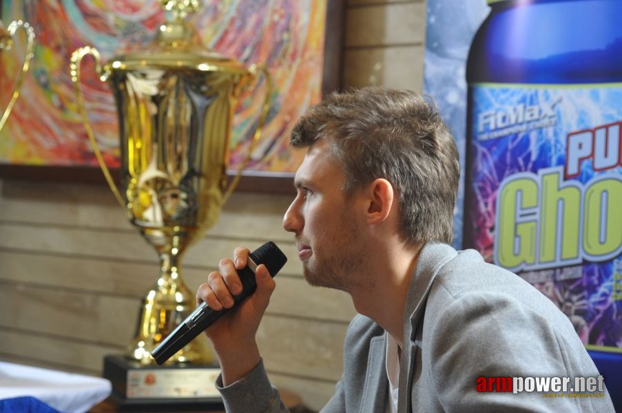 Nemiroff 2012 - Press Conference # Siłowanie na ręce # Armwrestling # Armpower.net