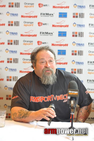 Nemiroff 2012 - Press Conference # Siłowanie na ręce # Armwrestling # Armpower.net