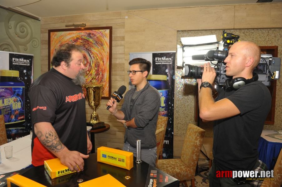 Nemiroff 2012 - Press Conference # Siłowanie na ręce # Armwrestling # Armpower.net