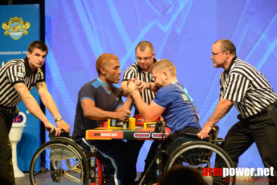 World Armwrestling Championship for Disabled 2014, Puck, Poland - left hand # Siłowanie na ręce # Armwrestling # Armpower.net