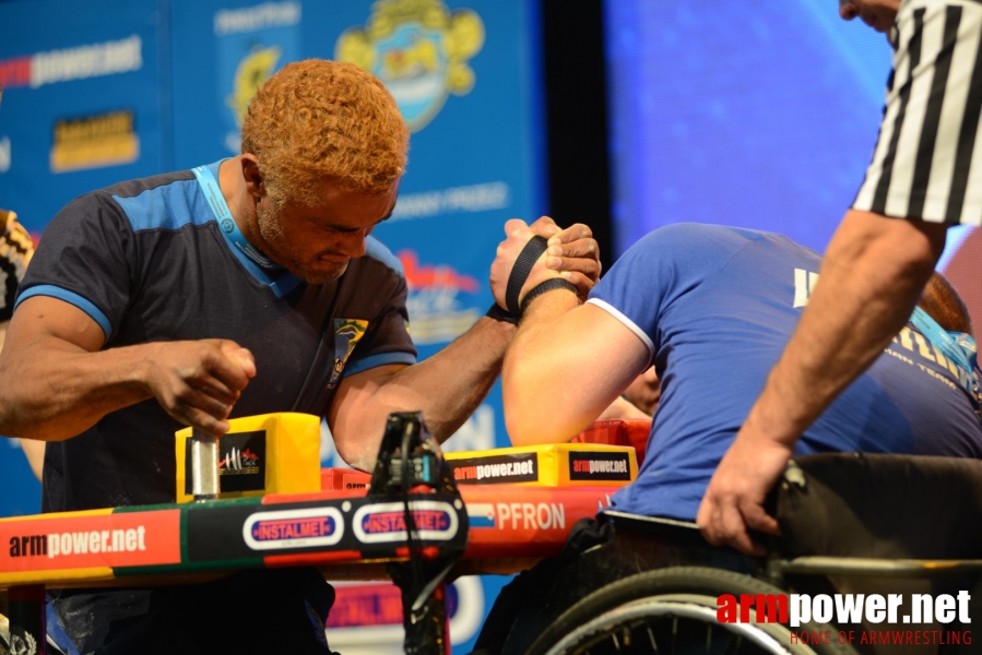 World Armwrestling Championship for Disabled 2014, Puck, Poland - left hand # Aрмспорт # Armsport # Armpower.net