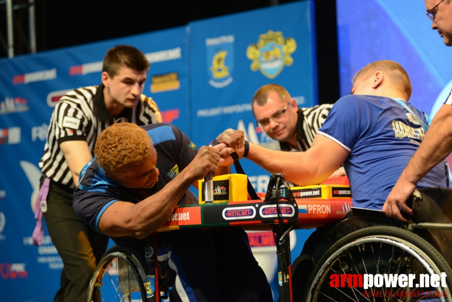 World Armwrestling Championship for Disabled 2014, Puck, Poland - left hand # Aрмспорт # Armsport # Armpower.net