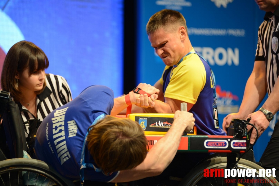 World Armwrestling Championship for Disabled 2014, Puck, Poland - left hand # Armwrestling # Armpower.net