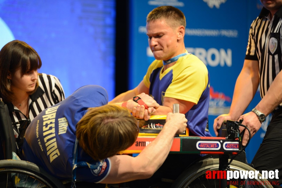 World Armwrestling Championship for Disabled 2014, Puck, Poland - left hand # Siłowanie na ręce # Armwrestling # Armpower.net