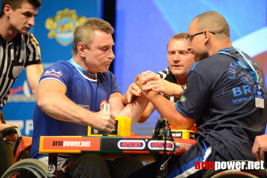 World Armwrestling Championship for Disabled 2014, Puck, Poland - left hand # Siłowanie na ręce # Armwrestling # Armpower.net