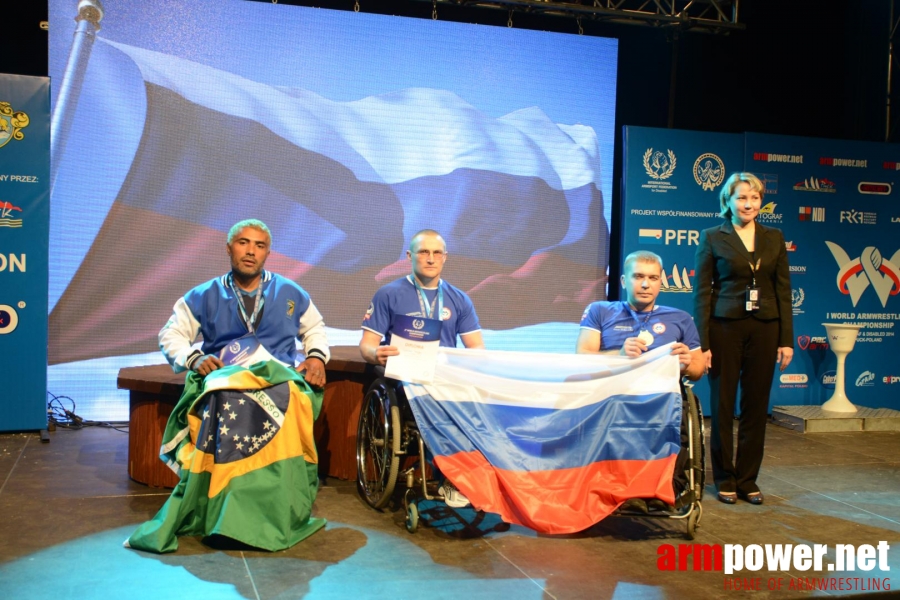 World Armwrestling Championship for Disabled 2014, Puck, Poland - left hand # Aрмспорт # Armsport # Armpower.net