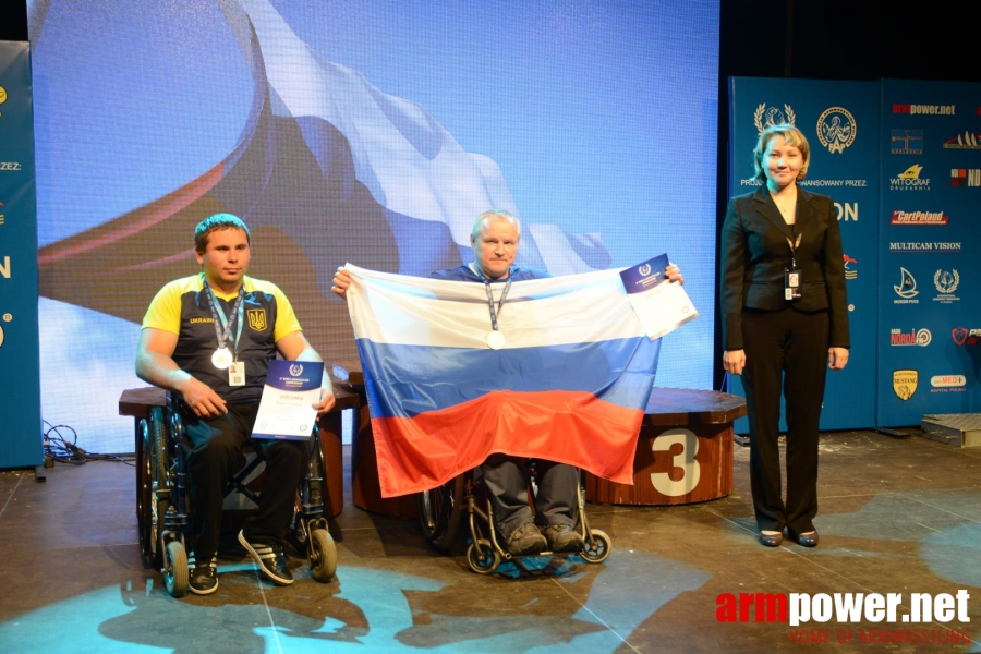 World Armwrestling Championship for Disabled 2014, Puck, Poland - left hand # Aрмспорт # Armsport # Armpower.net