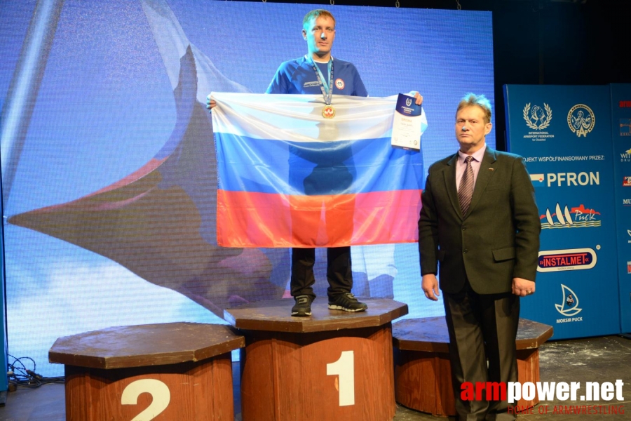 World Armwrestling Championship for Disabled 2014, Puck, Poland - left hand # Armwrestling # Armpower.net