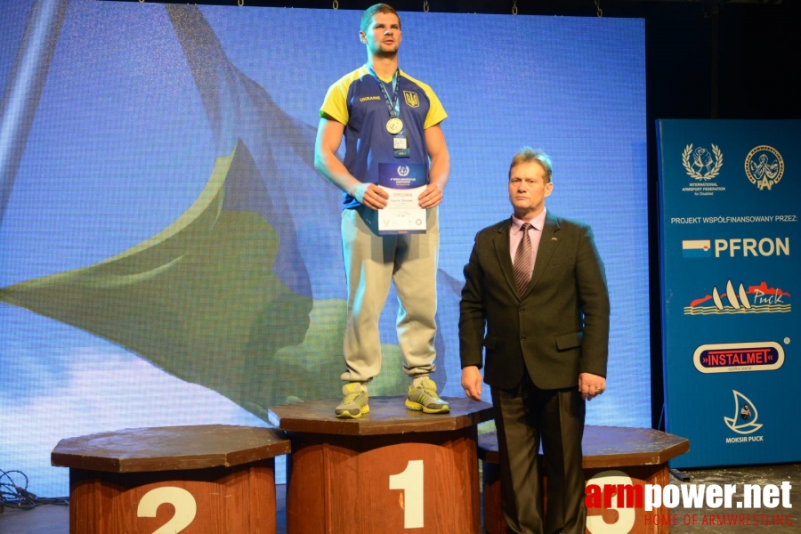 World Armwrestling Championship for Disabled 2014, Puck, Poland - left hand # Aрмспорт # Armsport # Armpower.net