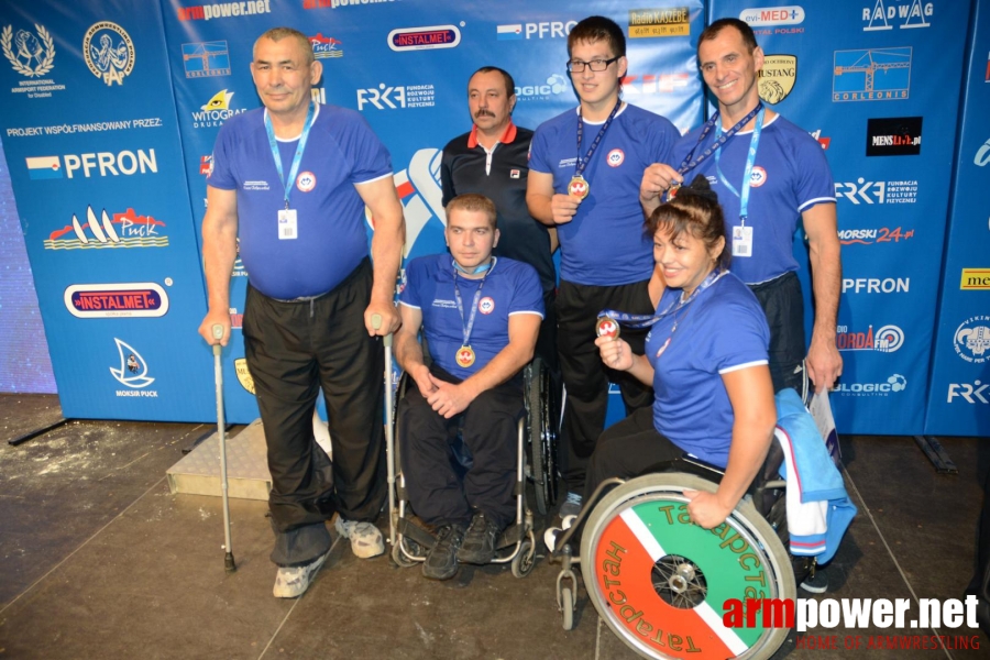 World Armwrestling Championship for Disabled 2014, Puck, Poland - left hand # Armwrestling # Armpower.net